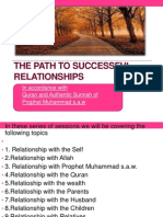 The Path To Successful Relationships - Allah SWT