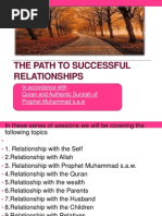 The Path To Successful Relationships - Allah SWT