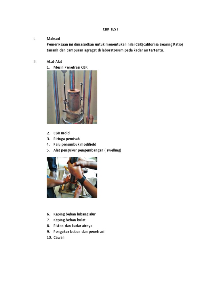 CBR Test | PDF