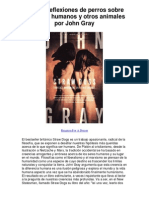 Paja de Reflexiones de Perros Sobre Los Seres Humanos y Otros Animales Por John Gray - 5 Estrellas Reseña Del Libro