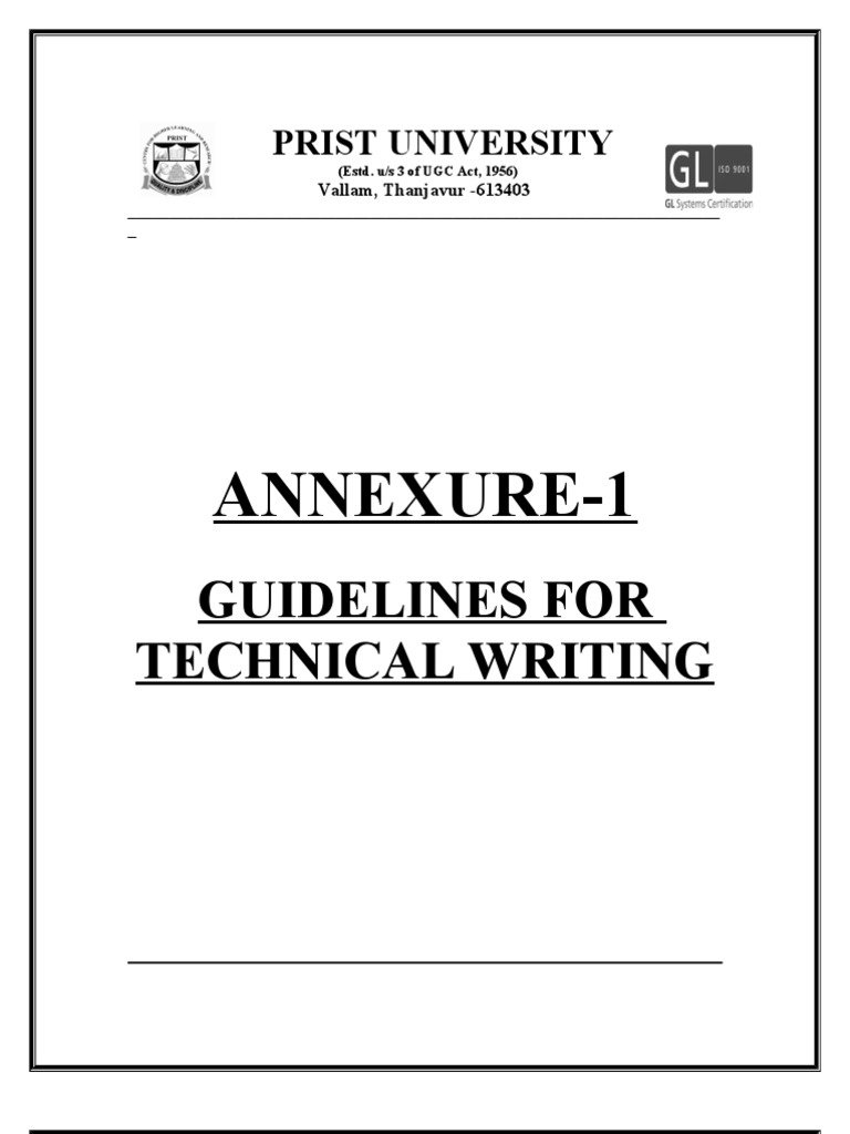 Original Technical Writing Guide And Why I