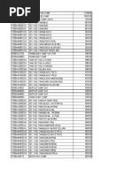 Parts List Hero Honda