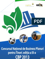 Concursul National de Business Planuri Pentru Tineri 2013