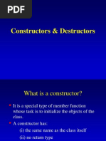 Constructor Destructor