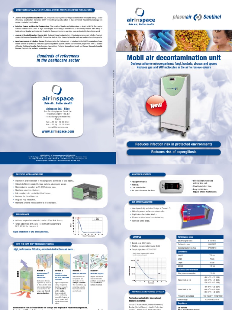 Air Decontamination Unit | PDF | Volatile Organic Compound | Microorganism