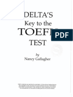365 Delta S Key To The TOEFL Testbook Nancy Gallagher 1 3474