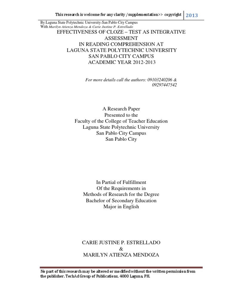 Sample Thesis Pdf Cognitive Science Cognition