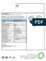 6W Dimmable Day White A19 LED by Hyperion Energy Group