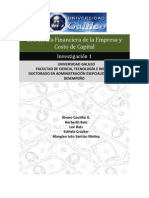 Estructura Financiera Empresa y Costo Capital PDF