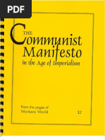 Communist Manifesto in The Age of Imperialism