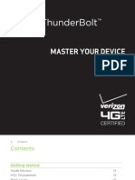Master Your Device: 12/07/10 Verizon Line Extension Verizon User Guide 0 100035015 UG - HTC - TBOLT - CVR - 127mm - NHS - V0.ai