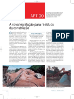 A Nova Legislacao Para Residuos Da Construcao