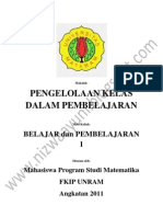 Pengelolaan Kelas Dalam Pembelajaran