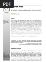 Download Robert Solomon Aristotle Ethics and Business Organisations by Doina Gheorghiceanu SN148996224 doc pdf