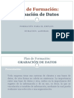 Curso Grabacion de Datos