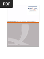 GSAP OAS Reference Guide - Oniqua Analytics Workbench v1.0