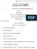 Low Power Vlsi Question Paper