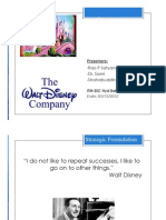 Strategic Management of Walt Disney