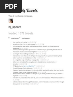 BJ - Spears: Loaded 1676 Tweets | PDF | Twitter
