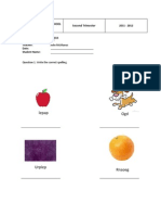 Primero Test Segundo Trimester