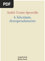 A Felicidade Desesperadamente Andre Comte Sponville