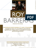 Management Report Senator Roy Barreras