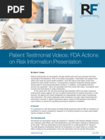 Download Patient Testimonial Videos FDA Actionson Risk Information Presentation by Dale Cooke SN149033738 doc pdf