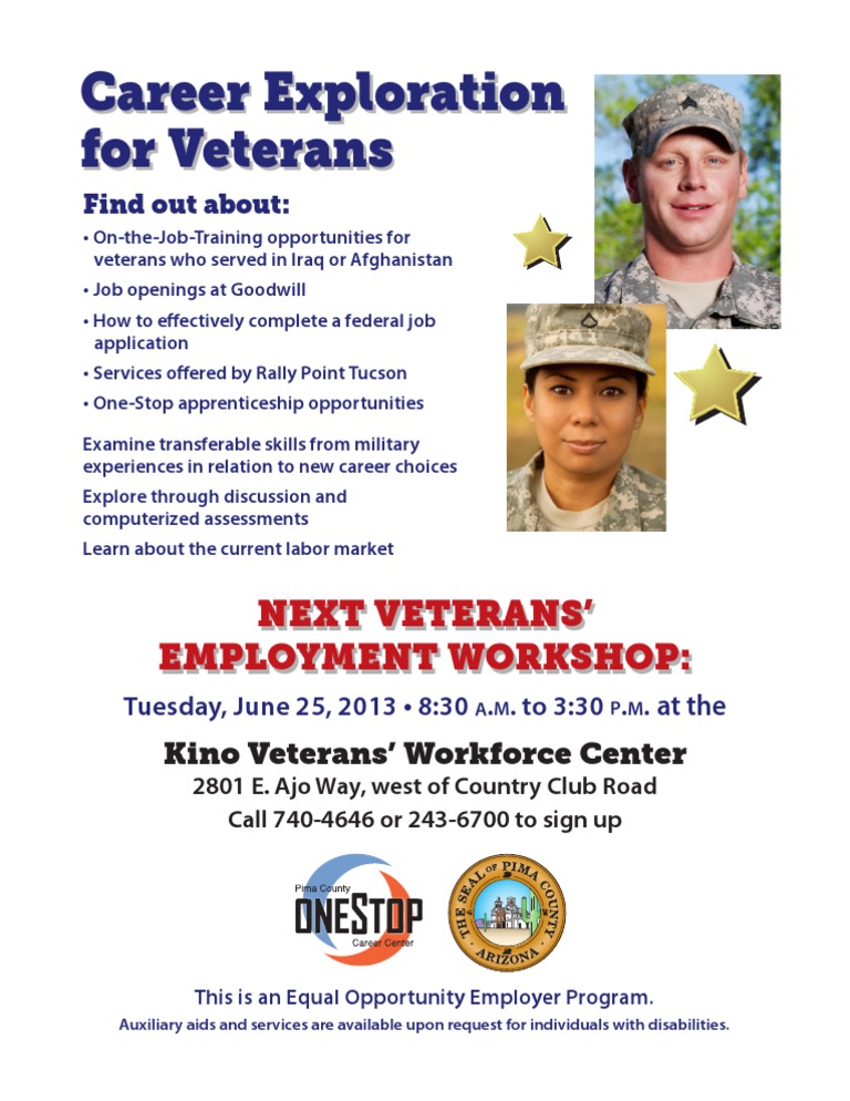 Veterans Employment Workshop 130625 | PDF | Career & Growth | Social ...