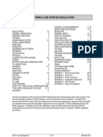 2008 F1 Sporting Regulations