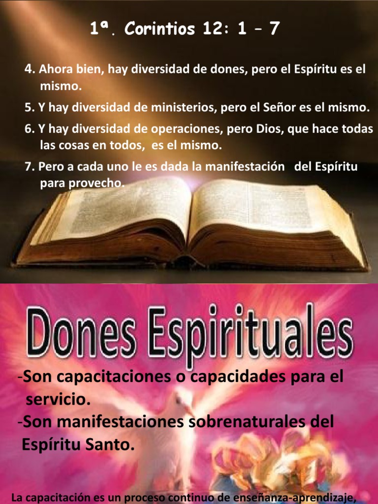 Los Dones Del Espiritu | PDF | Espíritu | Fe