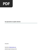 Download Key Approaches to Supplier Selection by Dennis Bours SN149050845 doc pdf