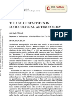 The Use of Statics in Sociocultural Anthropology