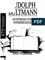 Rudolph Bultmann: An Introductory Interpretation