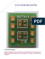 Sot343 / SC70-4 PCB Board Adapter Dil Compatible