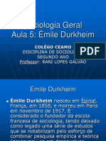 A Sociologia de Durkheim 52 (1)
