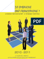 Qui Embauche Immigrant Francophone PDF