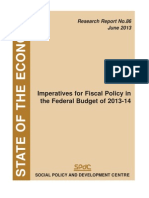 FISCAL POLICY IMPERATIVES