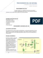 Proceso Criogenico y Fraccionamiento