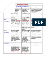 Expository Rubric