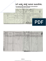 Important Revenue Documents in Relation To Agricultural and Alied Properties in Karnataka