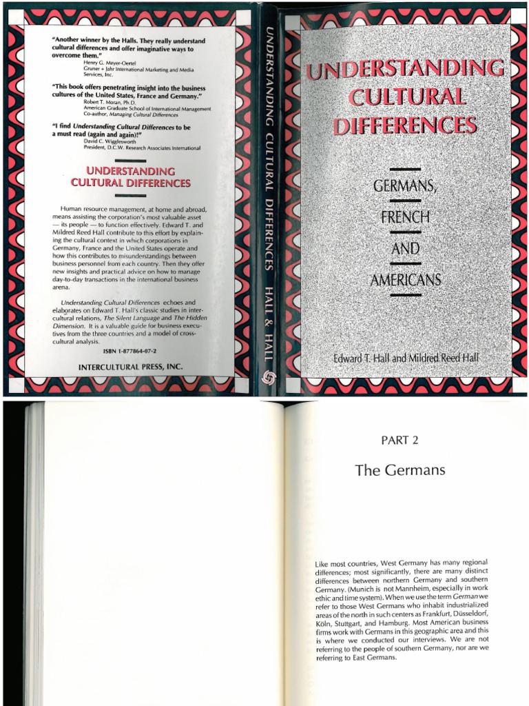 Hall Hall Understanding Cultural Differences | PDF | Language Arts ...