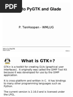 Introducere PyGTK PDF