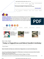 DNA - (Deleted Article) Today is PappuDivas and Rahul Gandhi's Birthday