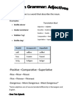 48228618 Norwegian Grammar Adjectives