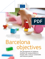 Barcelona Objectives - Childcare Facilities For Young Children in Europe