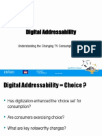 Digital Addressability - TV Consumption Patterns