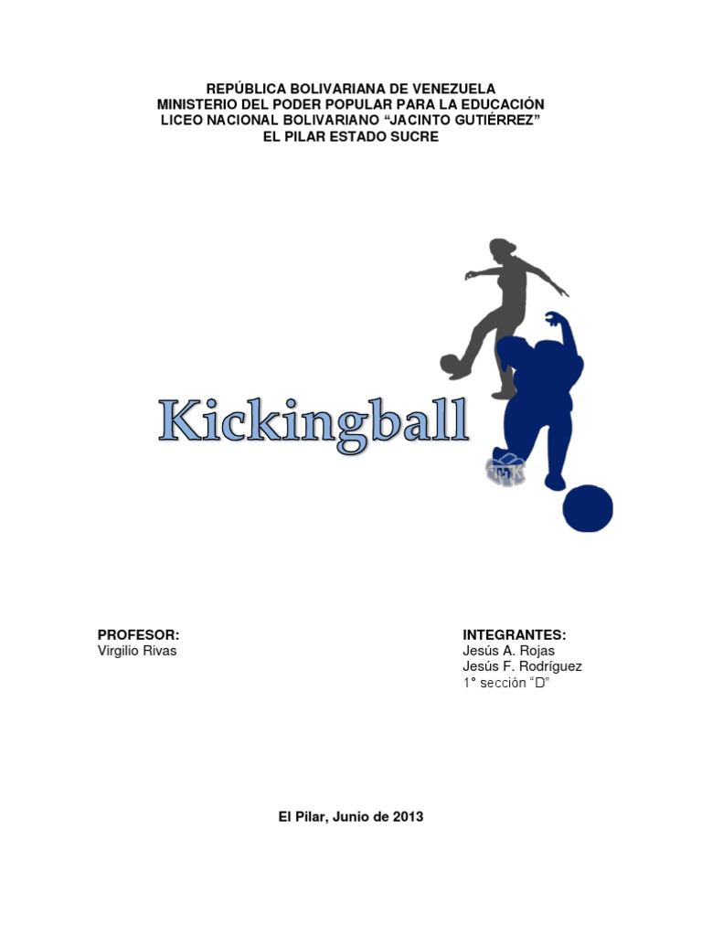 Historia y Reglas del Kickingball | PDF | Asociación de Futbol ...