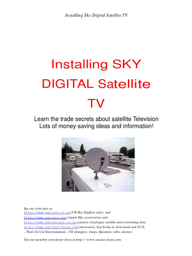 (Ebook - Var - Eng) Sky Digital Satellite TV - Installing | PDF