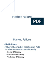 Market Failure & Efficiency