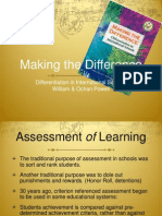 Assessment of Learning